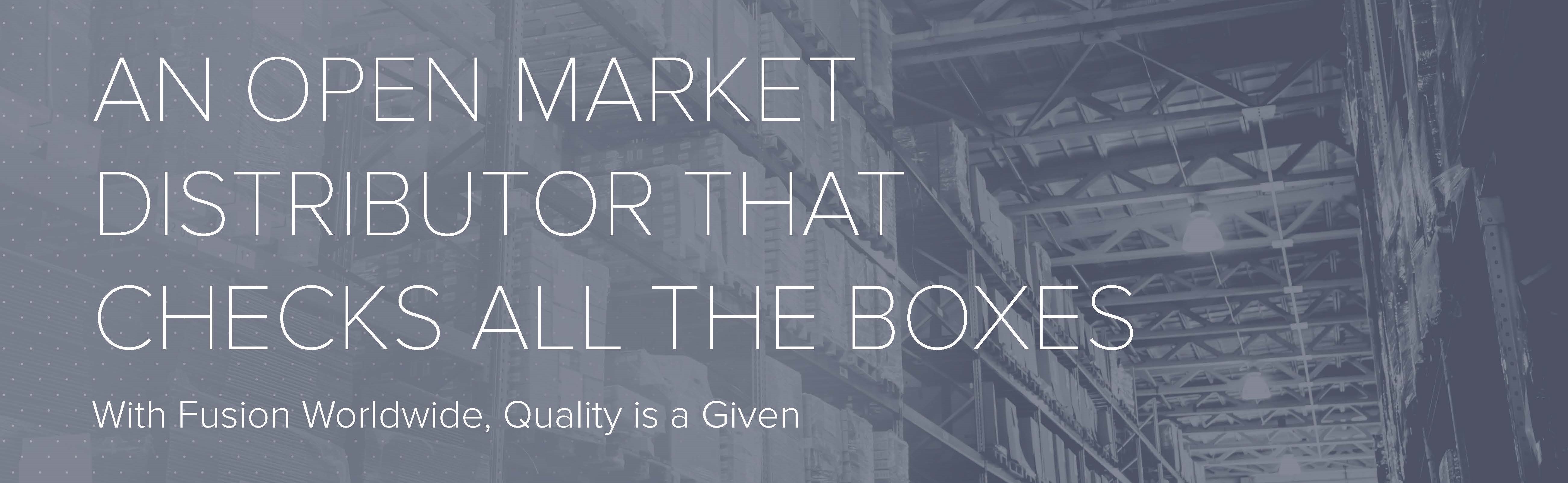 A Checklist to Vet Open Market Distributors